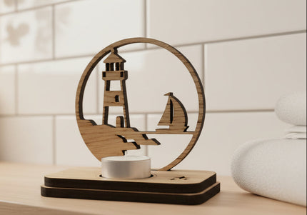 Lighthouse Tealight Holder