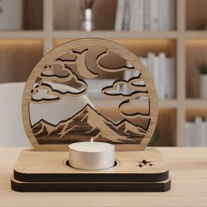 Mountain Tealight Holder