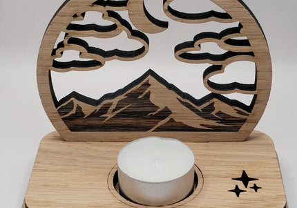 Mountain Tealight Holder