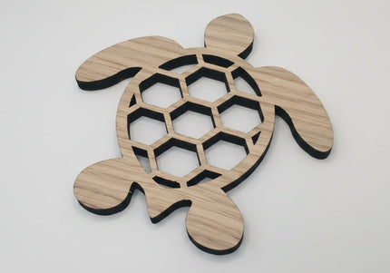 Wooden Turtle Coaster