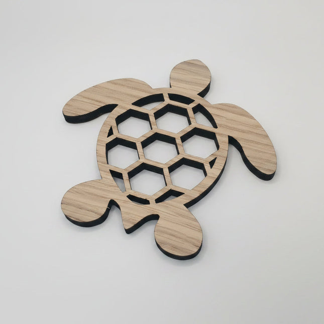 Wooden Turtle Coaster